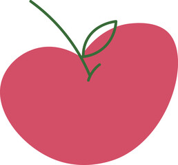 Minimal Fruit Doodle