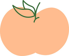 Minimal Fruit Doodle