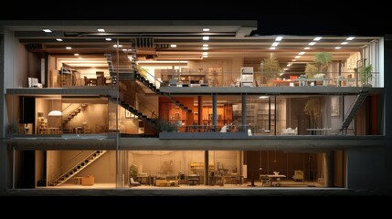 construction building cross section