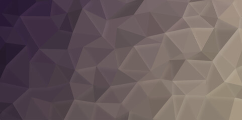 Obraz premium Abstract 3D Low Poly Design triangle shapes Modern Brown Gradient mosaic textured background. For Interior design & Backdrop Websites, Presentations, Brochures, Social Media Graphics.