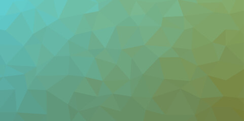 Abstract Low Poly Design triangle shapes Modern Green Gradient mosaic textured background. For Interior design & Backdrop Websites, Presentations, Brochures, Social Media Graphics.
