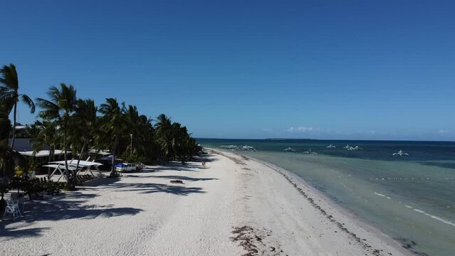 Bantayan Island, Cebu, Philippines Drone Footage Tropical Paradise