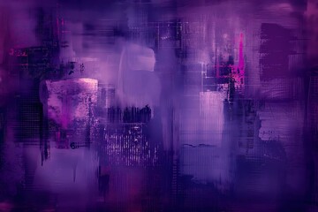 Abstract Digital Art Painting in Pink and Violet Tones for Backgrounds