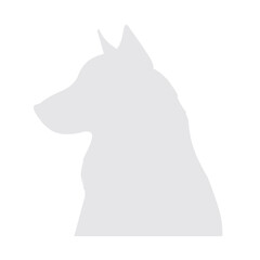 Dog Pet Avatar and Profile Placeholder Icon for Websites