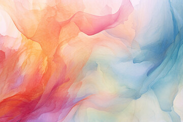 Whispers of Color: Abstract Watercolor Wash in Soft Hues