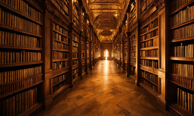 _In an old library2