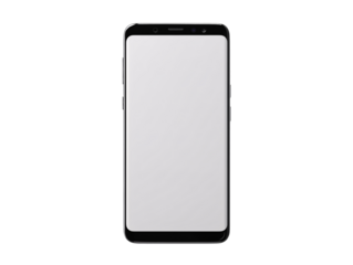 a black and white cell phone