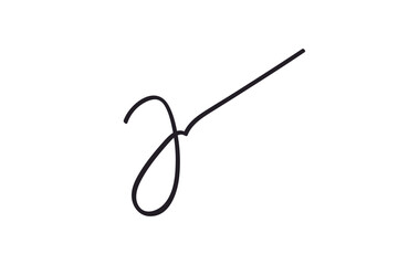 Fake hand drawn Autographs as simple squiggle. Handwritten minimalist Signature scribble for business certificate or letter. Vector isolated illustration - obrazy, fototapety, plakaty