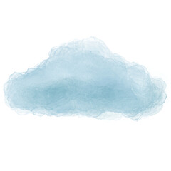 The cloud water color paint png image.