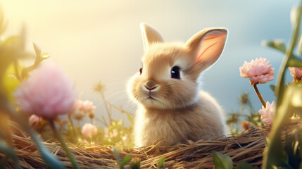 Cute rabbit wallpaper