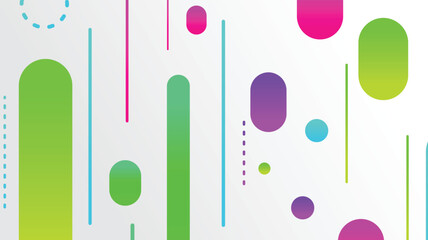 Abstract minimal geometric shape background with gradient