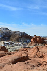 beautiful Toadstool Hoodos in Utah near Kanab, United States of America - tourist spot on a road trip