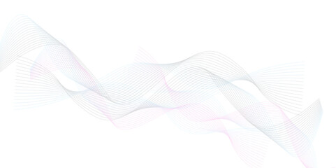 Vectors Abstract colorful glowing wave curved lines background. Modern abstract glowing wave background. Dynamic flowing wave lines design element. Futuristic technology and sound wave pattern