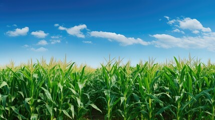 Obraz premium maize corn field harvest