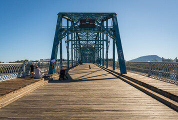 Chattanooga's Walnut Street Bridge, one of the world's longest pedestrian bridge