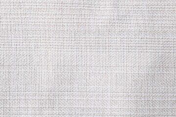 Texture of white fabric as background, top view