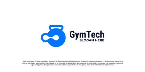 technology fitness logo