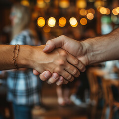 A Firm Handshake Makes a Lasting Impression at a Networking Event