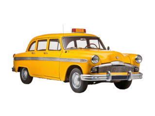 a yellow car with a light on the side