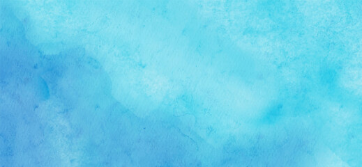 Abstract blue watercolor paint background. Vector illustration