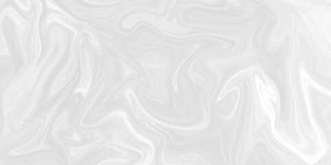 Abstract white and gray color liquid marble surfaces background design.  ink backdrop with wavy pattern. modern background design with luxury cloth or liquid wave or wavy folds of grunge silk texture.
