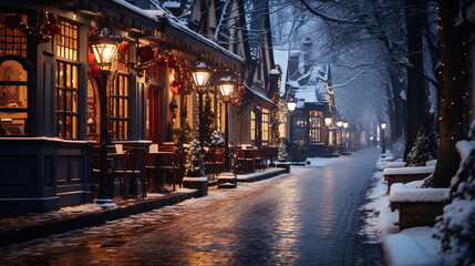 Festive Winter City