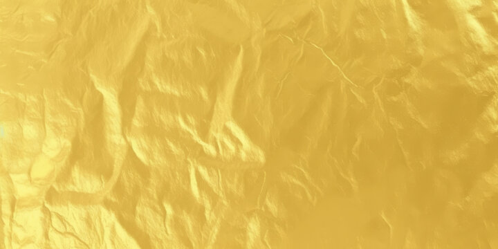 yellow gold foil texture, surface golden foil