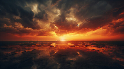 Fototapeta na wymiar Epic sunset