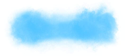 blue smoke effect for decoration and covering on the transparent background
