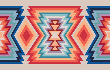 Navajo pattern native american indigenous art geometric ethnic concept tribal aztec navajo pattern maxican fabric seamless design for fabric,carpet,wallpaper,cloth,batik,quilt,craft,vector,illustrator