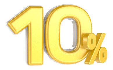 Number 10 off discount creative composition 