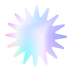 Holographic y2k future metal butterfly badge, stamp, trendy colored sticker set heart and abstract shapes. Silver foil tag collection. Vector illustration