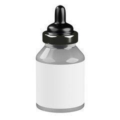 bottle isolated on white moockup