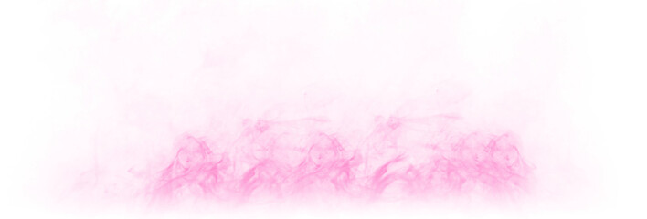 pink smoke effect for decoration and covering on the transparent background - obrazy, fototapety, plakaty