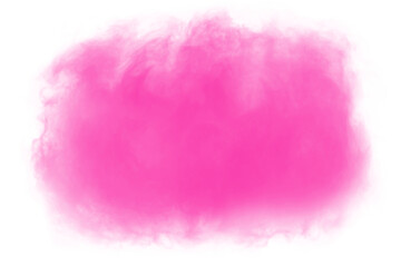 pink smoke effect for decoration and covering on the transparent background