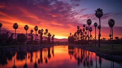 Foto op Plexiglas colors phoenix sunset © PikePicture