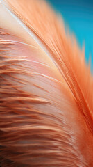 detailed macro shot of a textured bird feathers created with Generative AI Technology  