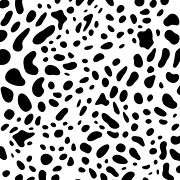 Leopard Animal texture Seamless Vector Pattern Illustration. Leopard Skin Vector Pattern.
