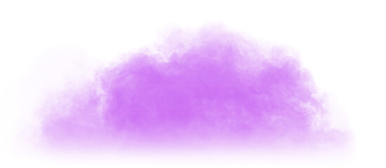 purple smoke effect for decoration and covering on the transparent background