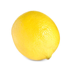 Fresh lemon isolated on white. Citrus fruit