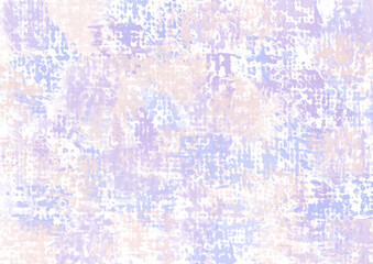 Abstract art background with vibrant colors. Watercolor painting on canvas with violet, lilac and beige brush strokes.