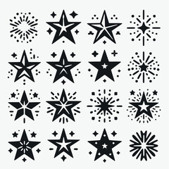 stars set vector illustration set of star vector