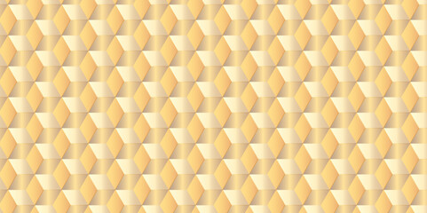 Abstract  yellow style minimal blank cubic. Geometric pattern illustration mosaic, square and triangle wallpaper.	