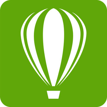 Corel Draw icon in rounded Square
