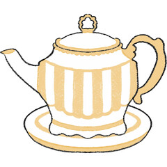 The tulips garden cute bunny