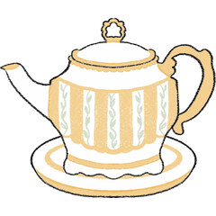 The tulips garden cute bunny