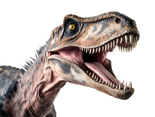 a close up of a dinosaur