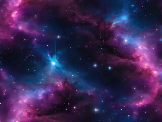 Obraz premium Background: Dive into a galactic journey with Galactic Gradient Background. Colors meld seamlessly, evoking the enchantment of distant galaxies