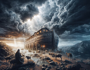 Noah's Ark before the Great Flood