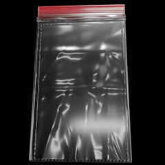 Plastic Bag Wrap PNG Texture : Wrinkled black plastic bag texture on a black background, ideal for creative and decorative design purposes.
